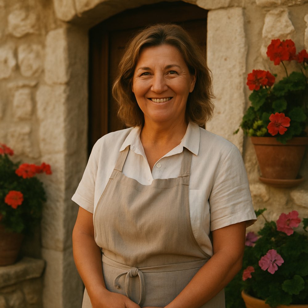 Portrét hostitelky Marije Š.
